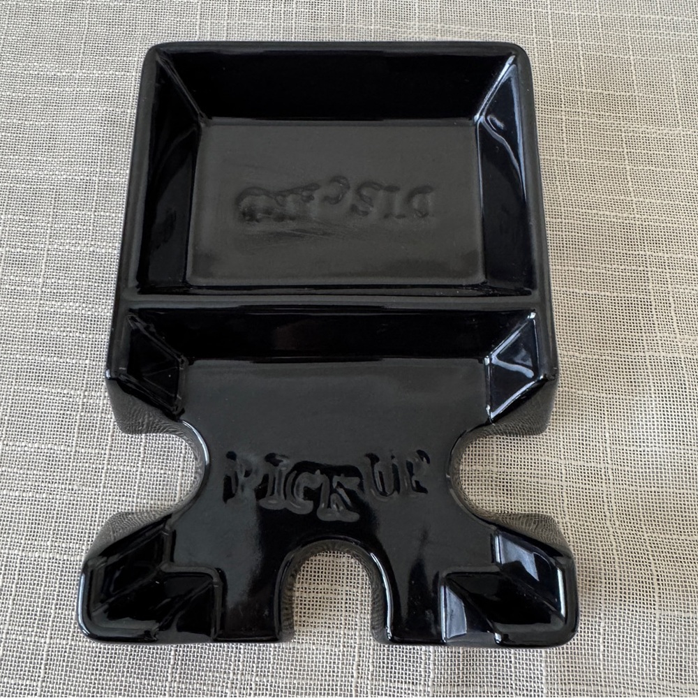 Ceramic Playing Cards Tray Holder Restoration Hardware